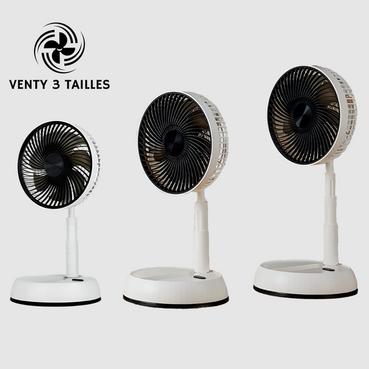 VENTY 3 TAILLES / Ventilateur pliant